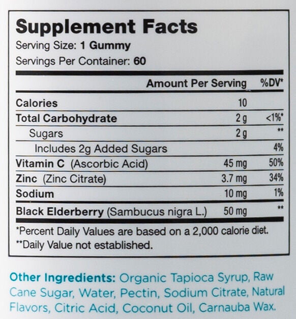 Chapter One&trade; I is for Immunity - 60 Gummies (60 Servings)